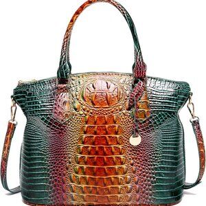 Women Purse Satchel Bag Long Crossbody Classy Tote Bag Top Handle Vegan Leather